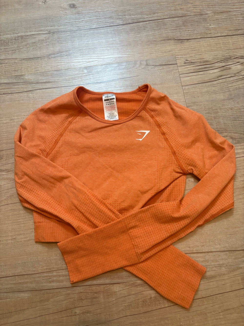 Gymshark Vital Seamless Long Sleeve Crop Workout Top